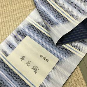 【参考上代68万円】高級お洒落袋帯 全通 工芸品 布花織 オールシーズン対応可能 高級な紬や夏物などに 未使用 未仕立の画像4