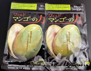 亀山堂 ワイルドマンゴーの力 60粒×2袋