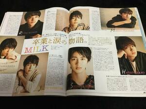 JUNON 2019年5月号 切り抜き★MiLK　4P・祭nine.　3P