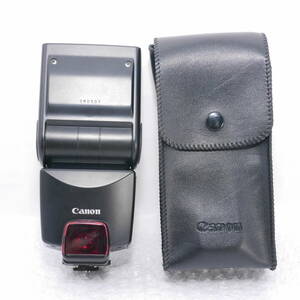 ジャンク Canon SPEEDLIGHT 380EX キャノン スピードライト ケース付き ストロボ K433