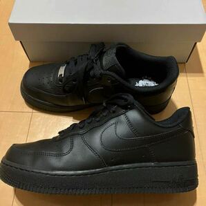 ナイキ エアフォース1 07 オールブラック 定価16170円 NIKE Air Force Low の画像3