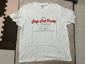 cafe cub party カフェカブパーティ　TシャツXL 2013年九州　半袖Tシャツ スーパーカブ　