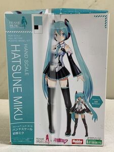 **211 Hatsune Miku plastic model unopened Kotobukiya frame music * girl hand scale *Y