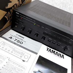 ■YAMAHA A-750 プリメインアンプ 説明書・元箱付き ヤマハ■の画像1