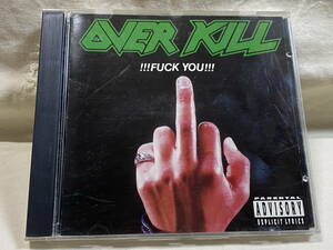 OVERKILL - FUCK YOU CAROL盤 NIMBUSプレス 廃盤 レア盤