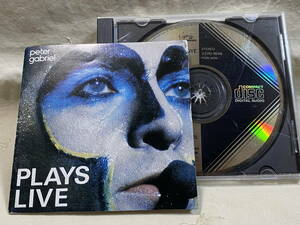 PETER GABRIEL - PLAYS LIVE 32VD-1046 国内初版 税表記なし3200円盤 BLACK TRIANGLE