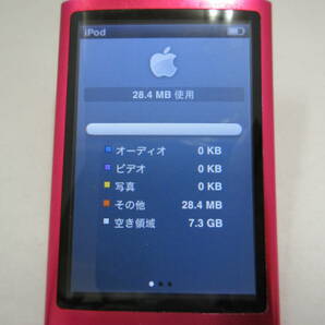 ☆iPod nano A1320 第5世代 MC050J ピンク 起動OK 中古 ジャンク☆の画像4