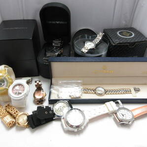 ☆腕時計 11点 おまとめ 4℃/COACH/NIKE/LANCEL/Baby-G/G-shock mini/CYMA/マークバイマークジェイコブス 他 中古 ジャンク☆の画像1