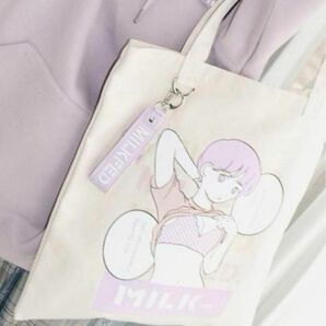 ミルクフェド MILKFED.×TAIHEI NAMIKAWA トートバッグ　コラボ　かわいい　エコバッグ