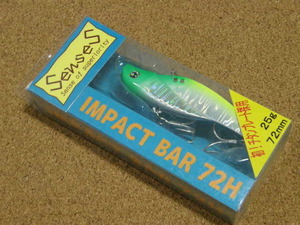 ★チタンプレート★SenseS センスエス★インパクトバー IMPACT BAR 72H★グリヘホロ★