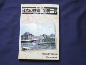 昭和６２年時刻表別札付録　日本の鉄道全駅一覧