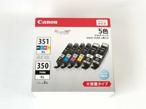 純正 Canon BCI-351XL 各色1個 、 BCI-350XL インク 2個