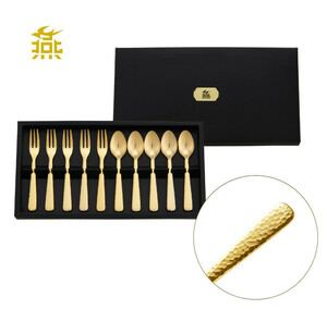 [ made in Japan ]. Takumi one . eyes spoon Fork 10 pcs set ( gold finishing )