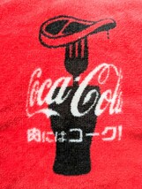 【新品】Coca-Colaコカ・コーラ　肉にはコーク！フェイスタオル【非売品】_画像1