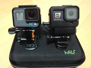 ＧｏＰｒｏ ＨＥＲＯ８＆ＨＥＲＯ６、純正マイクアダプター、アタッチメント多数