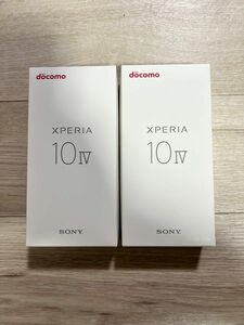 新品未使用品　XPERIA 10 Ⅳ SO-52C ホワイト　simフリー 2台セット 一括購入残債無し　②