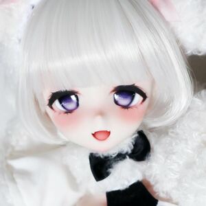 Art hand Auction [raimuneca]DDH-10 Kopf + Augen mit halbweißer Haut, Puppe, Charakterpuppe, Dollfie-Traum, Teile