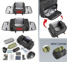 【未使用】　Rhinowalk バイク用 ツーリングシートバッグ 40-60L可変容量 防水_画像5