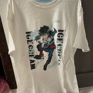 ice cream × 僕のヒーローアカデミア デク T-shirts