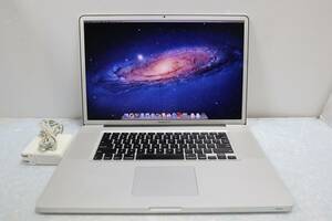 E4936 Y Apple MacBook Pro A1297 Core i7/2.5GHz RAM:4GB/HDD:750GB macOS X Lion認証済　動作品 充電器付き/訳あり