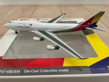 Witty Wings 1/400 Asiana Airlines Cargo Boeing 747-48EM HL7414 WT4744003_画像2