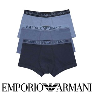 EMPORIO ARMANI Emporio Armani MIXED WAISTBAND хлопок передний .. боксеры мужской 3 листов комплект 54087237 ассортимент комплект S