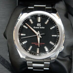 24年2月公式メンテ済【美品】グランドセイコー Grand Seiko スポーツコレクション クォーツ SBGX343 23年4月購入 ブラック メンズ 腕時計の画像1