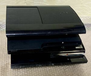 [ Junk ]PS3 PlayStation3 body together 3 piece set *CECHA00 *CECH-2500A *CECH-4200B electrification only OK