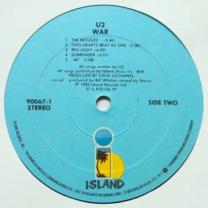 【1983年USオリジナル盤/Specialty Pressing/GFS/ライトブルーラベル/即決盤】 U2 / Warの画像7