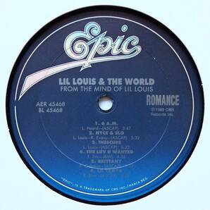 【1989年1st/USオリジナル盤/シュリンク＆ハイプステッカー付き】 LIL LOUIS & THE WORLD / From The Mind Of Lil Louis の画像5