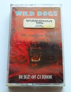 [1987 год 3rd редкий нераспечатанный товар высокий p стикер имеется ] WILD DOGS / Reign Of Terror