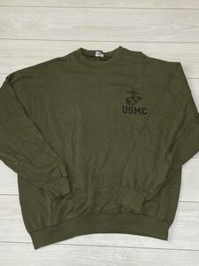 沖縄米軍放出品 USMCスウェットトレーナー 海兵隊　北部訓練場 jwtc RECON.MARSOC トレーニング　OKINAWA MARINEs ミリタリー(9-15)