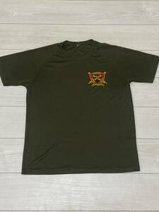 沖縄米軍放出品　Tシャツ　OKINAWA MARINES 古着　USMC サバゲー　半袖　ミリタリー (10-1)