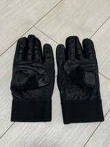 米軍放出品　IMPACT GLOVES　MEDIUM 手袋 ブラック グローブ 黒 ミリタリー (12-37)_画像1