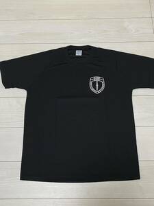 沖縄米軍実物 AMPHIBIOUS RAIDS BRANCH Tシャツ　DRY BLACK　MEDIUM OKINAWA ミリタリー(5-74)