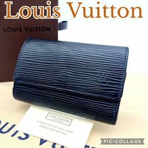 Louis Vuitton ルイヴィトン エピ キーケースミュルティクレ6　6連 M63812 ノワール M63812 ユニセックス