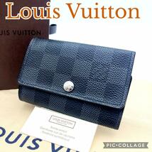 美品 Louis Vuitton ルイヴィトン キーケース　ダミエグラフィット ミュルティクレ6 　鍵 N62662_画像1