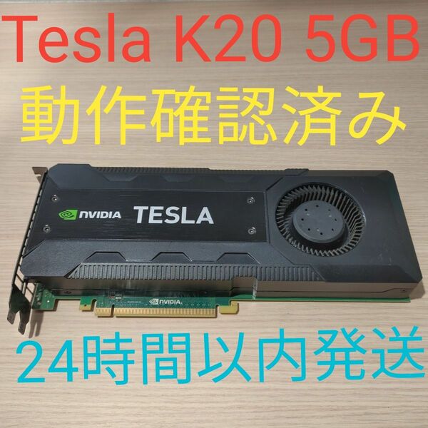 NVIDIA Tesla K20 5GB 動作確認済み　24時間以内発送