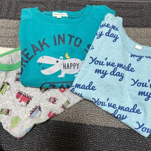 100㎝Ｔシャツ3枚セット