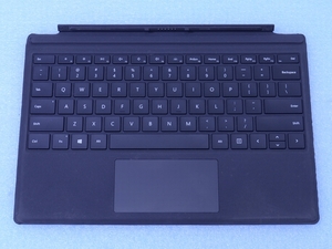 Surface Pro 7+,7,6,5,4,3 タイプカバー Type1725 英字 キーボード ブラック色 Microsoft 管理J10-K1