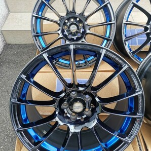 Weds Sport SA72-R BLCⅡ 8.5J PCD100 18インチ 5穴 4本セット 86 インプレッサ レガシィの画像3