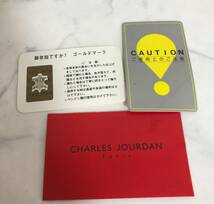 no22908 CHARLES JOURDAN シャルルジョルダン 本革 レザー エナメル 肩掛けショルダー フォーマル バッグ ☆_画像9