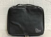 no22426 Dior ディオール レザー PVC メイクバッグ 化粧ポーチ 小物入れ ☆_画像1