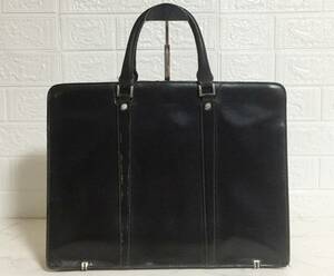 no22890 Aquascutum アクアスキュータム レザー ハンド トート ビジネスバッグ 書類ケース ブリーフケース