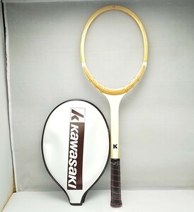 【新古品】 テニスラケット　KAWASAKI　H-No.152　白　MEDIUM-4　4 1/2　（67）　/　カワサキ
