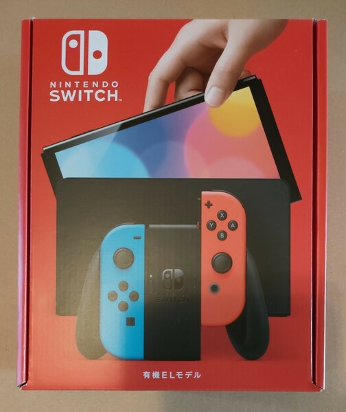 【送料無料/未使用】 Nintendo Switch　ニンテンドースイッチ本体　任天堂スイッチ　有機ELモデル ネオンブルー