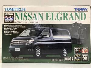 日産 2代目 エルグランド E51 中期型 2004年式~ ブラック エアロアールシー ラジコン RC トミーテック ミニカー 未組み立て品 送料￥510 