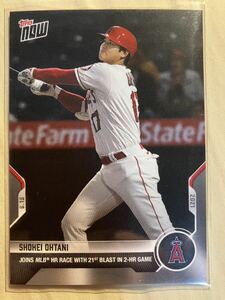 大谷翔平 Topps Now 2021年　エンゼルス