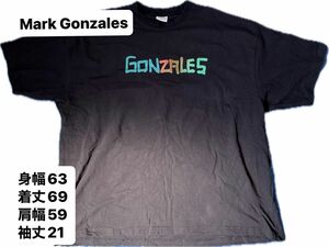 マークゴンザレス ブラック L Tシャツ Mark Gonzales