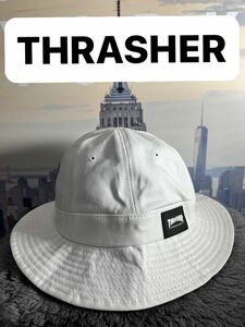 THRASHER スラッシャー メトロハット 帽子 ホワイト 57cm